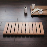 Ridder badkamermat grating nature 72x38 cm hout