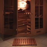 Ridder badkamermat grating nature 72x38 cm hout
