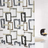 Ridder douchegordijn pattern brown 180x200 cm