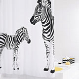 Ridder douchegordijn zebra 180x200 cm