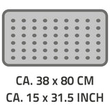Ridder badmat anti-slip playa 80x38 cm zwart 68310