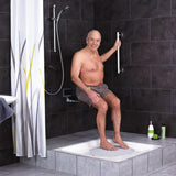 Ridder badkamer handgreep premium 30 cm aluminium chroom zwart