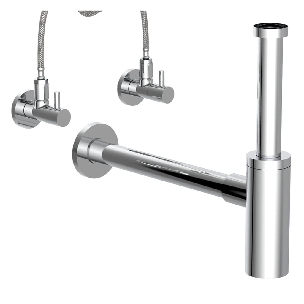Schütte bekersifon wastafel designer chroomkleurig