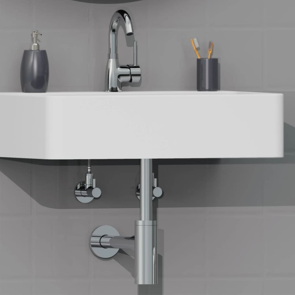 Schütte bekersifon wastafel designer chroomkleurig