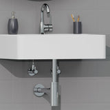 Schütte bekersifon wastafel designer chroomkleurig