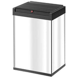 Hailo 0840-121 big-box swing l prullenbak 35l zilver zwart