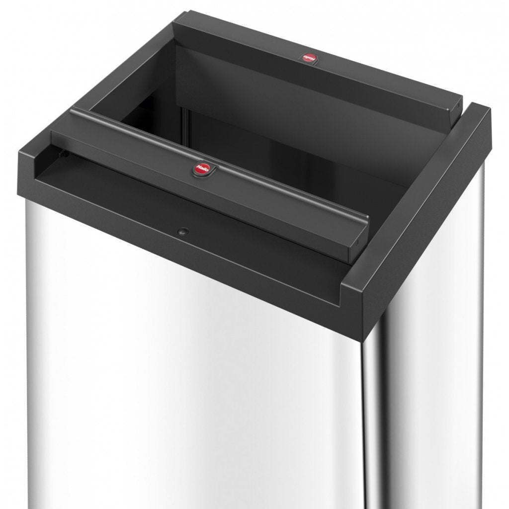 Hailo 0860-211 big-box swing xl afvalemmer 52l rvs