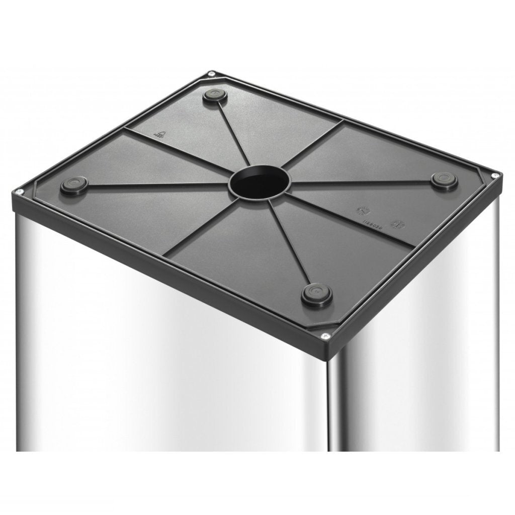 Hailo 0860-211 big-box swing xl afvalemmer 52l rvs