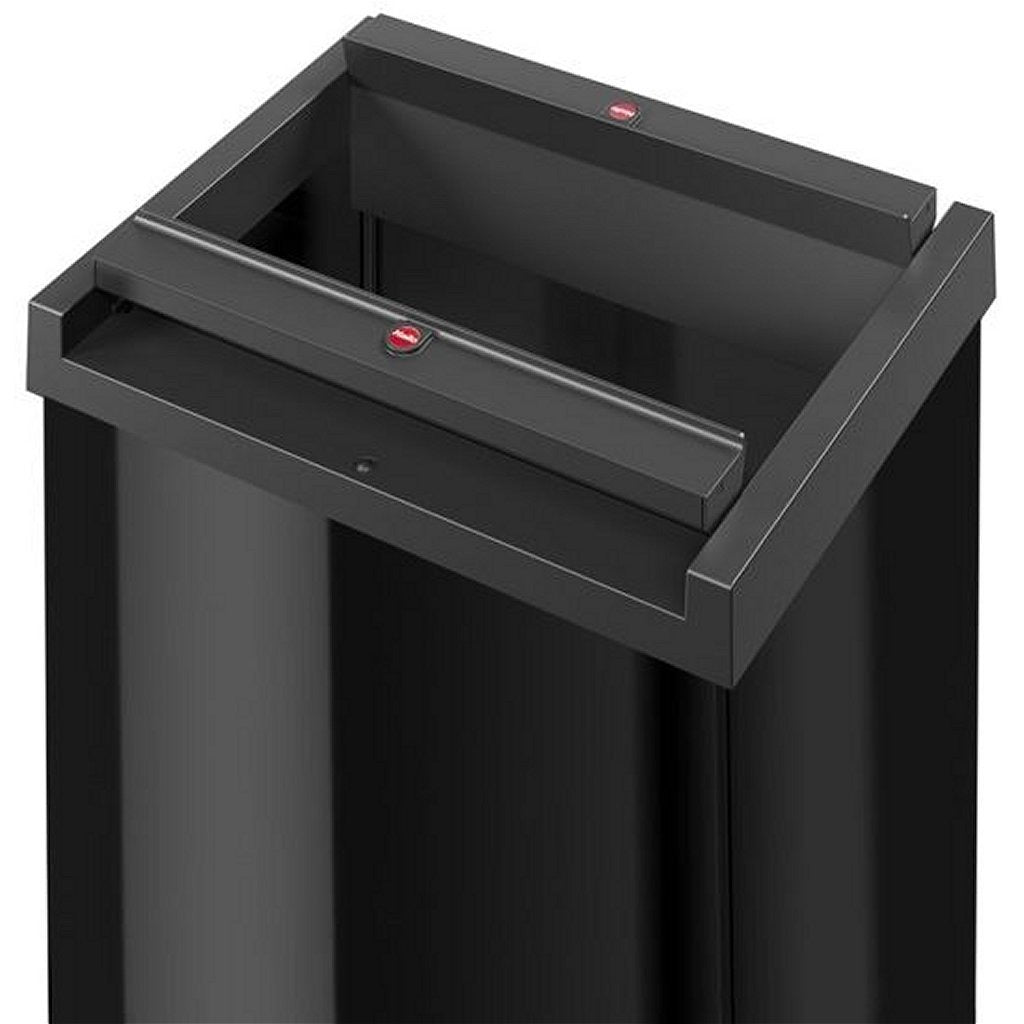 Hailo 0860-241 big-box swing xl prullenbak 52l zwart