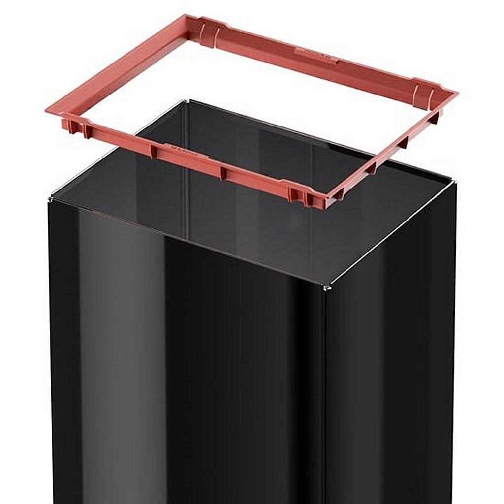 Hailo 0860-241 big-box swing xl prullenbak 52l zwart