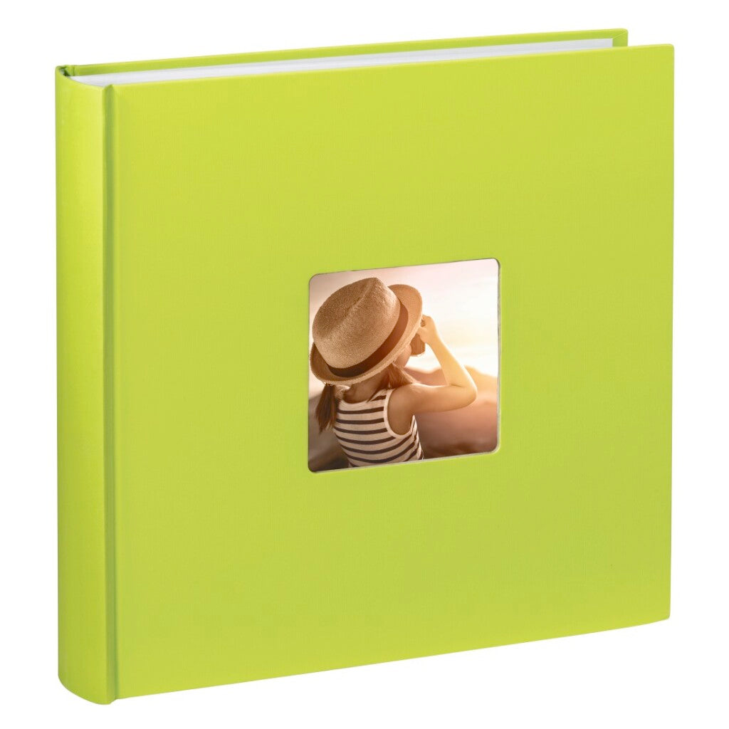 Hama album xl fine art 30x30 cm 100 witte pagina's kiwi