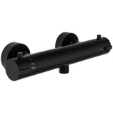 Schütte douchemengkraan london thermostatisch 5,5 cm matzwart