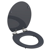 Schütte toiletbril spirit athrazit met soft-close matantracietkleurig