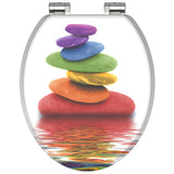 Schütte toiletbril met soft-close colorful stones