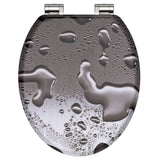 Schütte toiletbril met soft-close grey steel