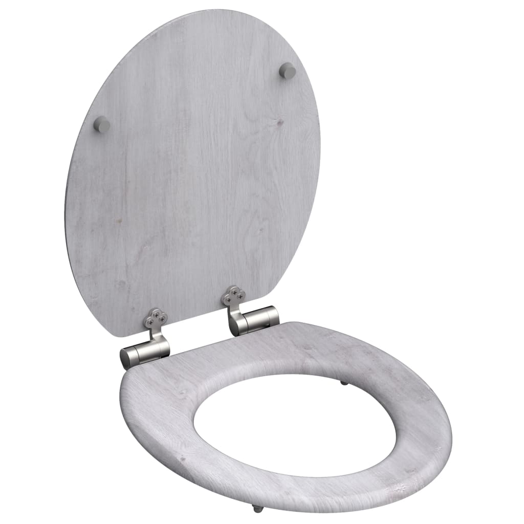 Schütte toiletbril met soft-close light wood mdf