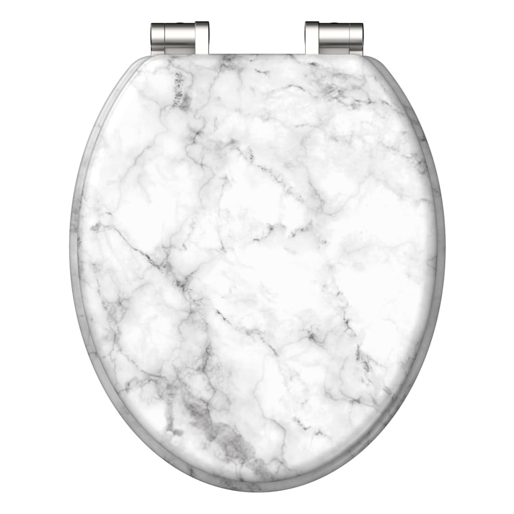 Schütte toiletbril met soft-close marmor stone