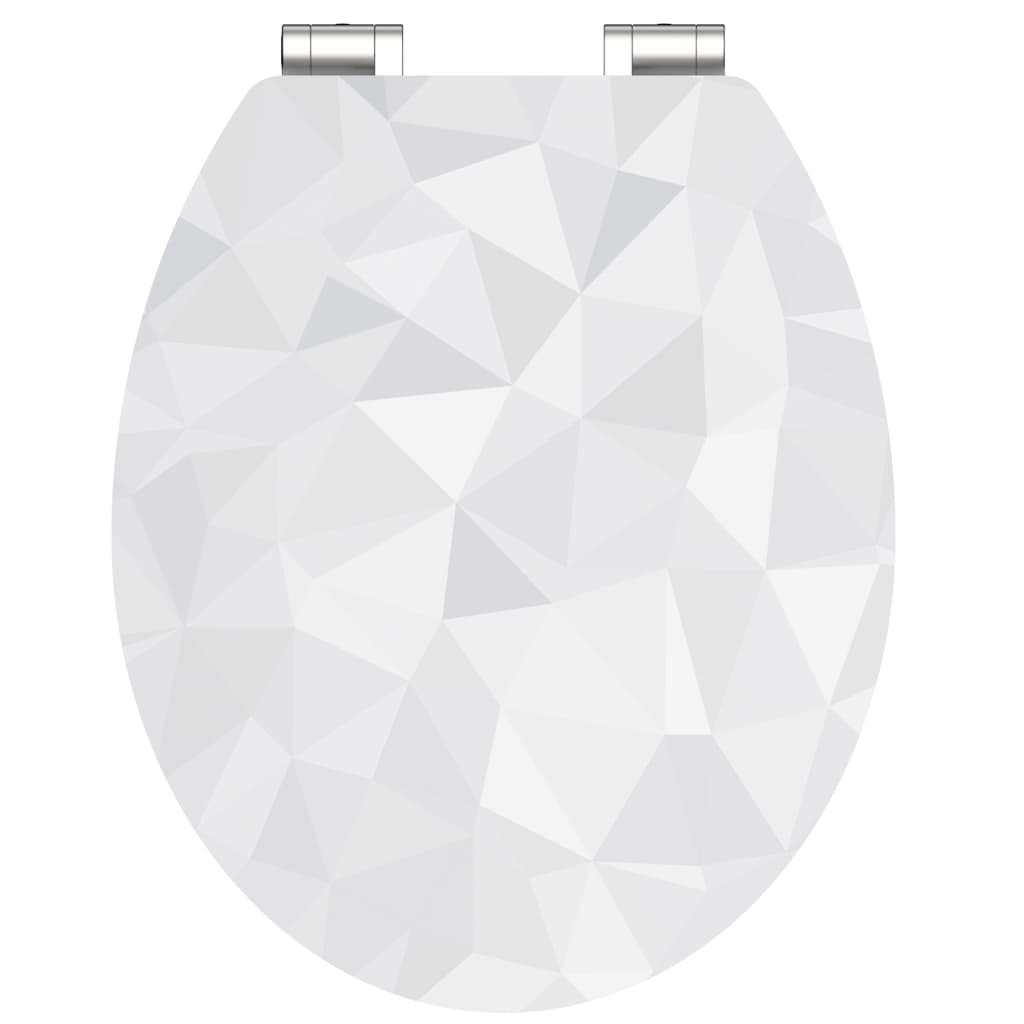 Schütte toiletbril met soft-close diamond mdf hoogglans