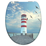 Schütte toiletbril met soft-close lighthouse