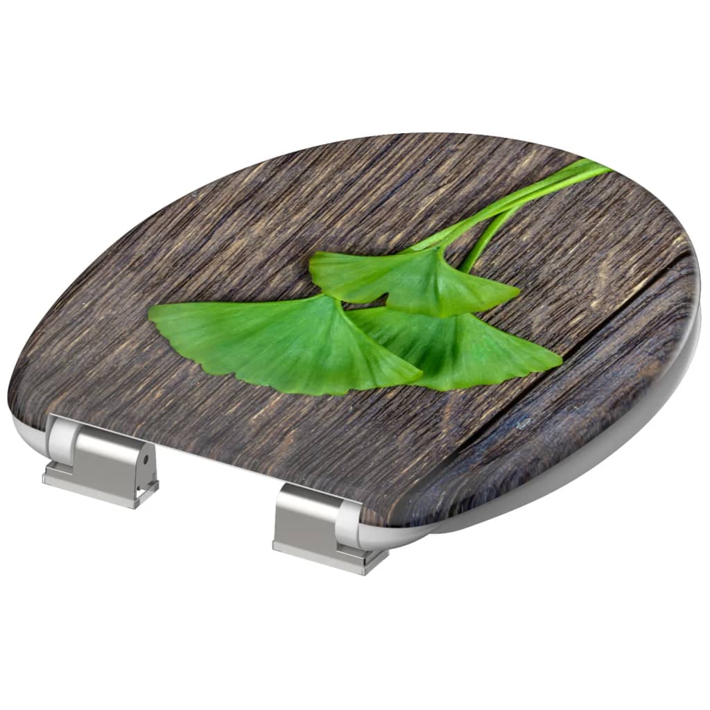 Schütte toiletbril met soft-close ginkgo wood