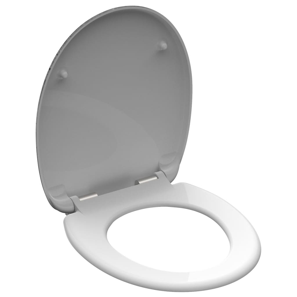 Schütte toiletbril met soft-close industrial grey