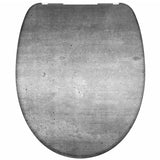 Schütte toiletbril met soft-close industrial grey