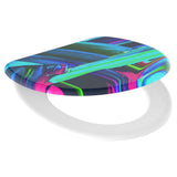 Schütte toiletbril met soft-close neon paint