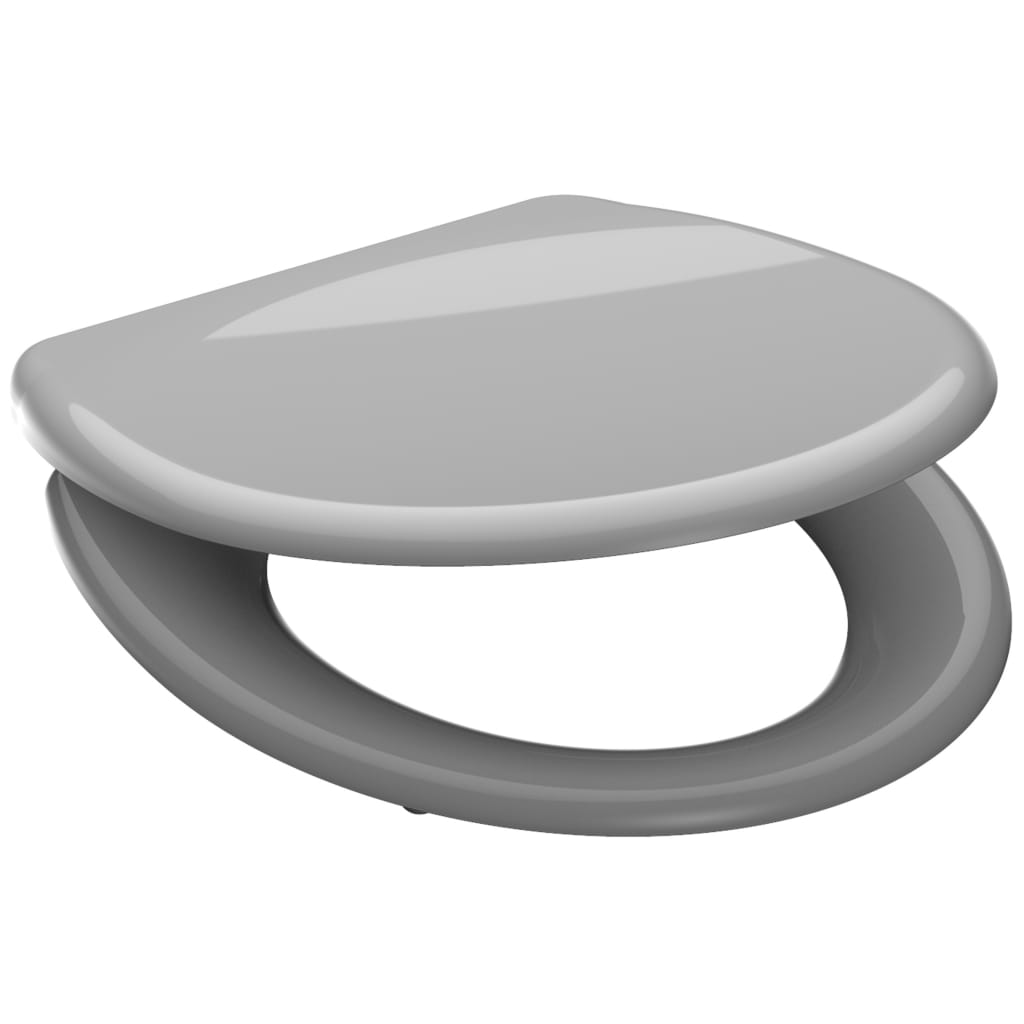 Schütte toiletbril met soft-close quick-release grey duroplast