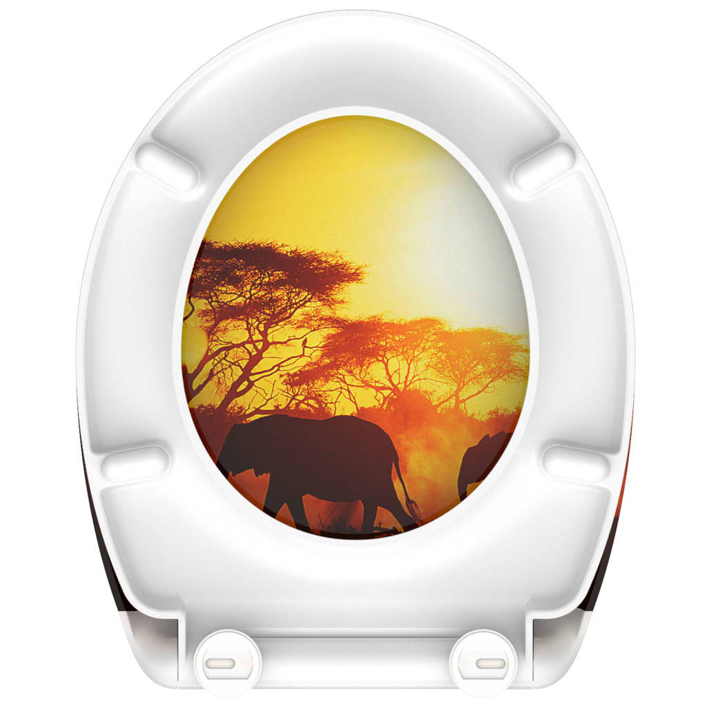 Schütte toiletbril met soft-close quick-release africa