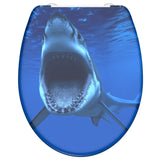 Schütte toiletbril met soft-close quick-release shark