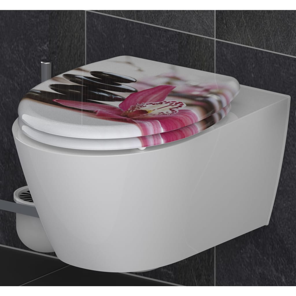 Schütte toiletbril met soft-close quick-release wellyness