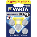 Varta cr2032 lithium knoopcel batterijen 5 stuks