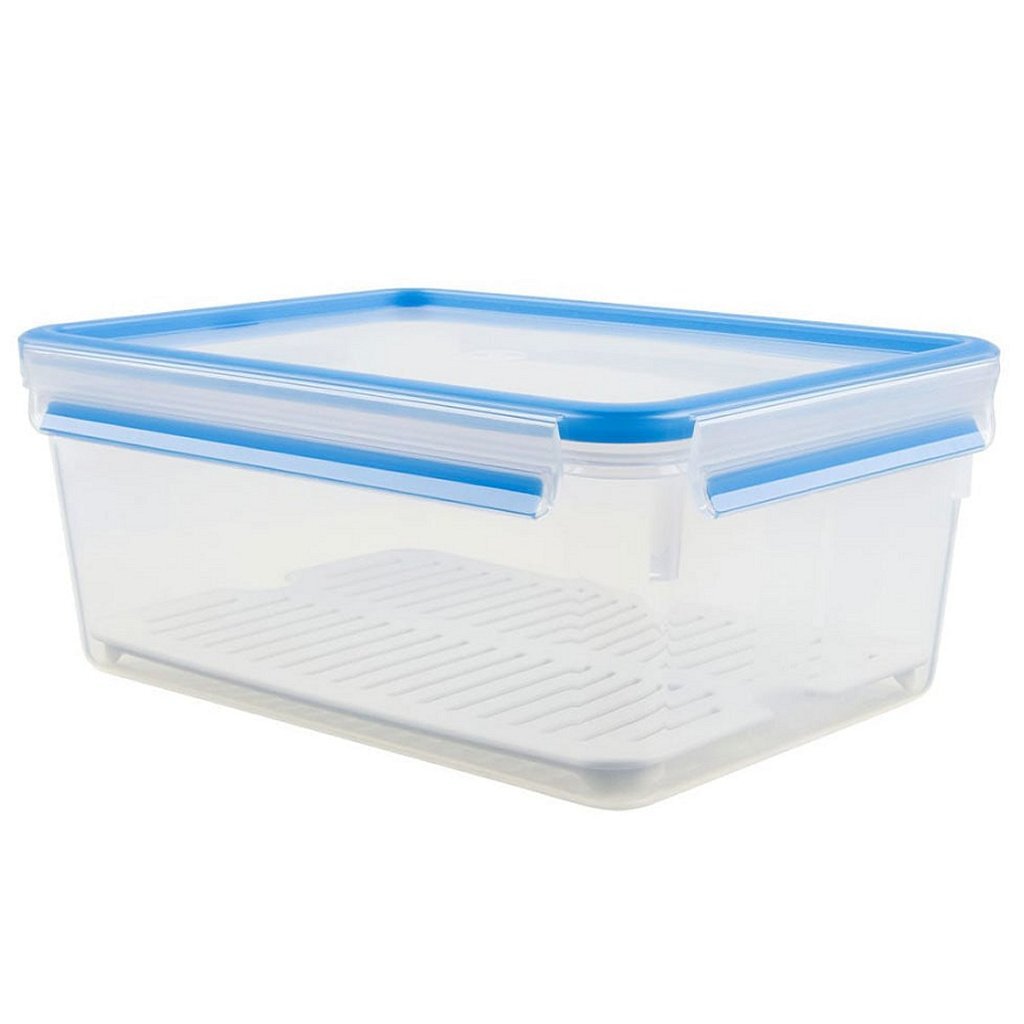 Emsa 512888 clip close vershouddoos + ontdooirooster 3.7l blauw