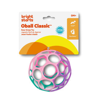 Oball original klassiek easy grip roze paars