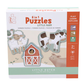 Tiamo little farm 6 in 1 puzzel