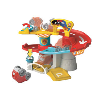 Clementoni baby garage brandweerkazerne licht en geluid