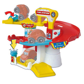 Clementoni baby garage brandweerkazerne licht en geluid