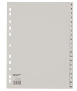 Ahrend ofc-tab1 tabbladen a4 a - z grijs set 20 stuks
