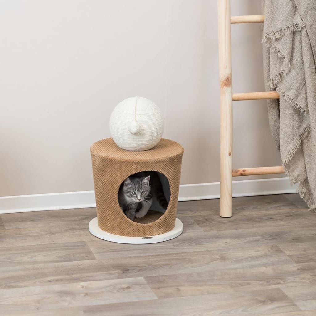 Trixie kattengrot met krabbal 36x50 cm taupe