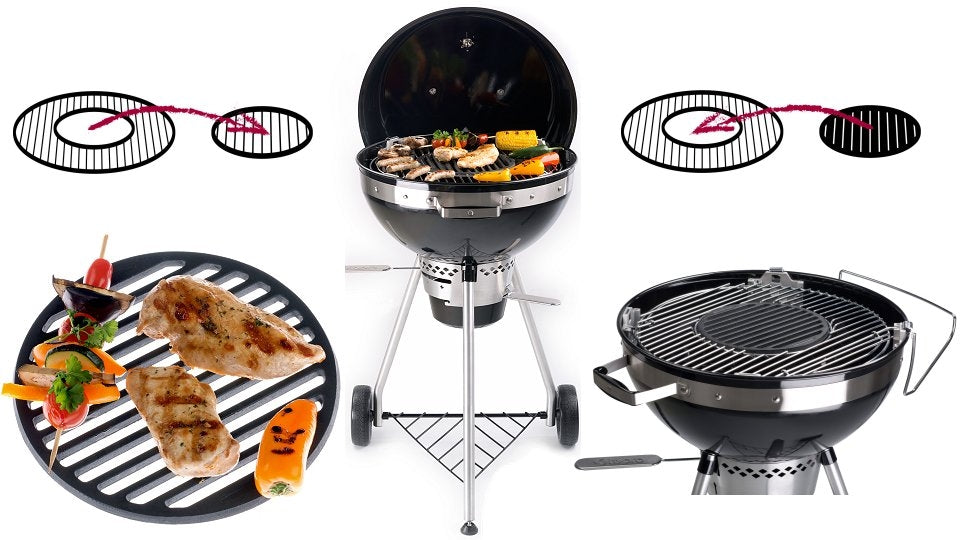Tepro 8574 gietijzeren inzet steakrooster voor 8569 hoofdgrillrooster