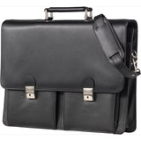 Juscha ju-47118 aktentas alassio veneto 22 x 42 x 10 cm zwart