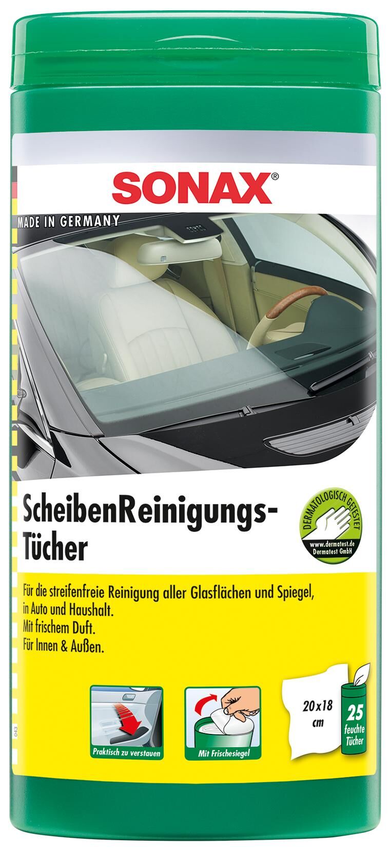 Sonax ruiten reinigingsdoek windshield cleaning cloth