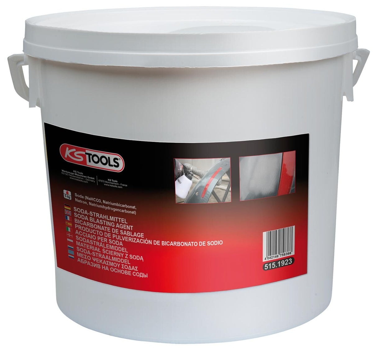 Ks tools ks-tools straalmiddel soda blasting agent 5 kg bucket