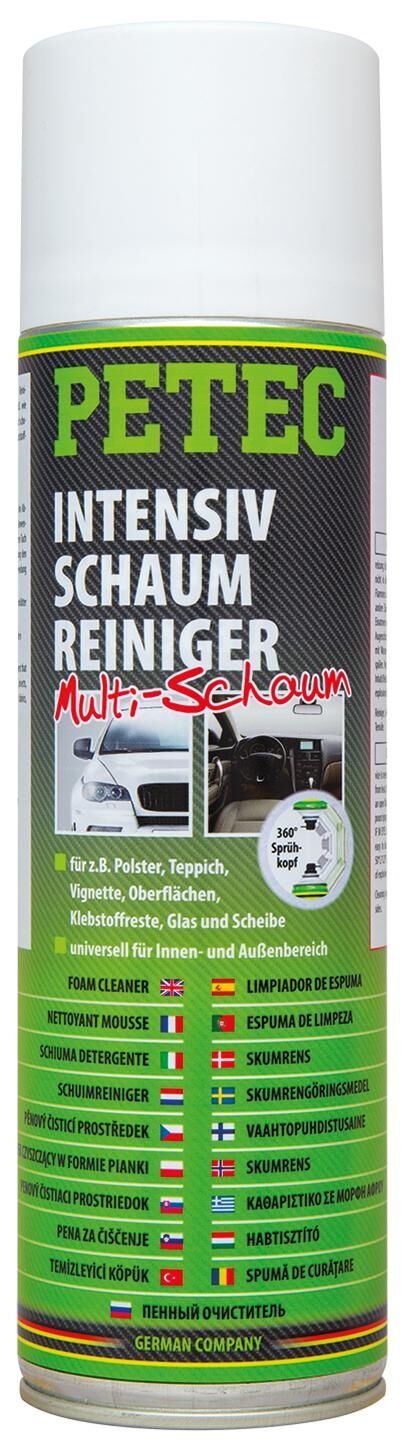 Petec universele reiniger intensivschaumreiniger intensive foam cleaner 500 ml