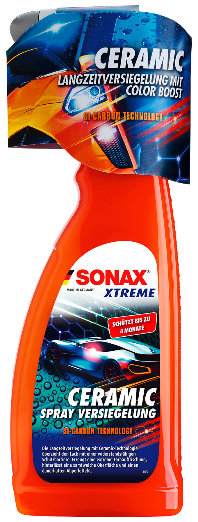 Sonax lak conservering xtreme ceramic paint sealant 750ml xtreme ceramic