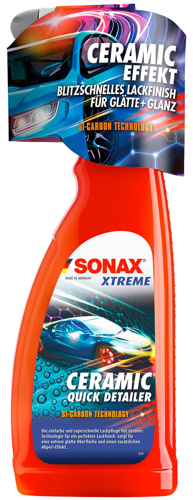 Sonax lak conservering xtreme ceramic quick detailer ceramic quickdetailer 750 xtreme