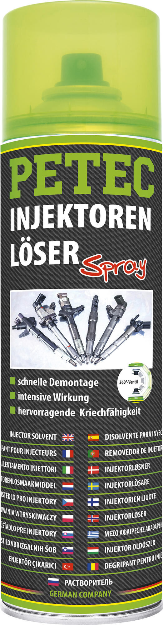 Petec roestoplosser injectorverwijderaar injector solvent 500 ml
