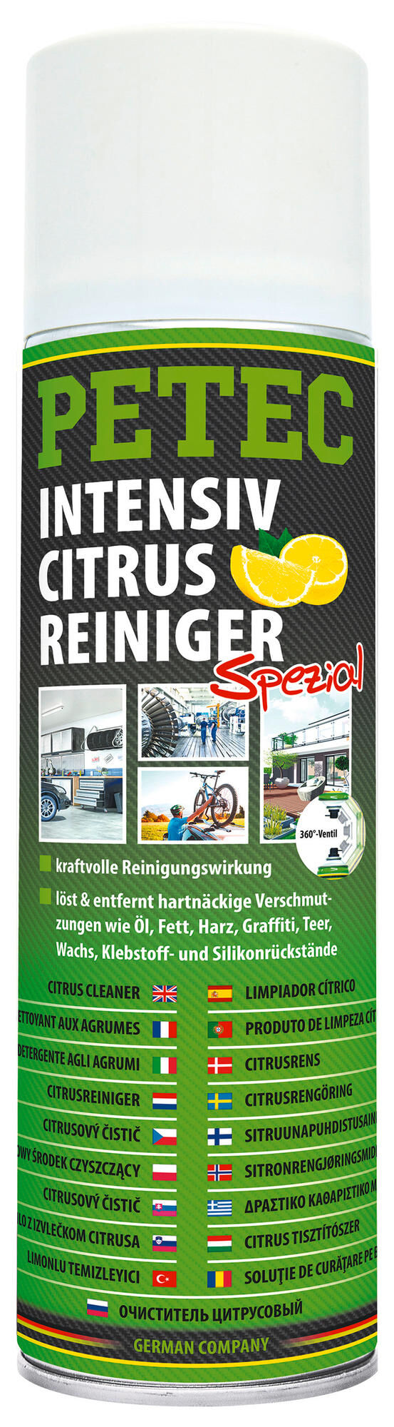 Petec speciale reiniger van intensieve reiniger met citrusvruchten . intensive citrus cleaner