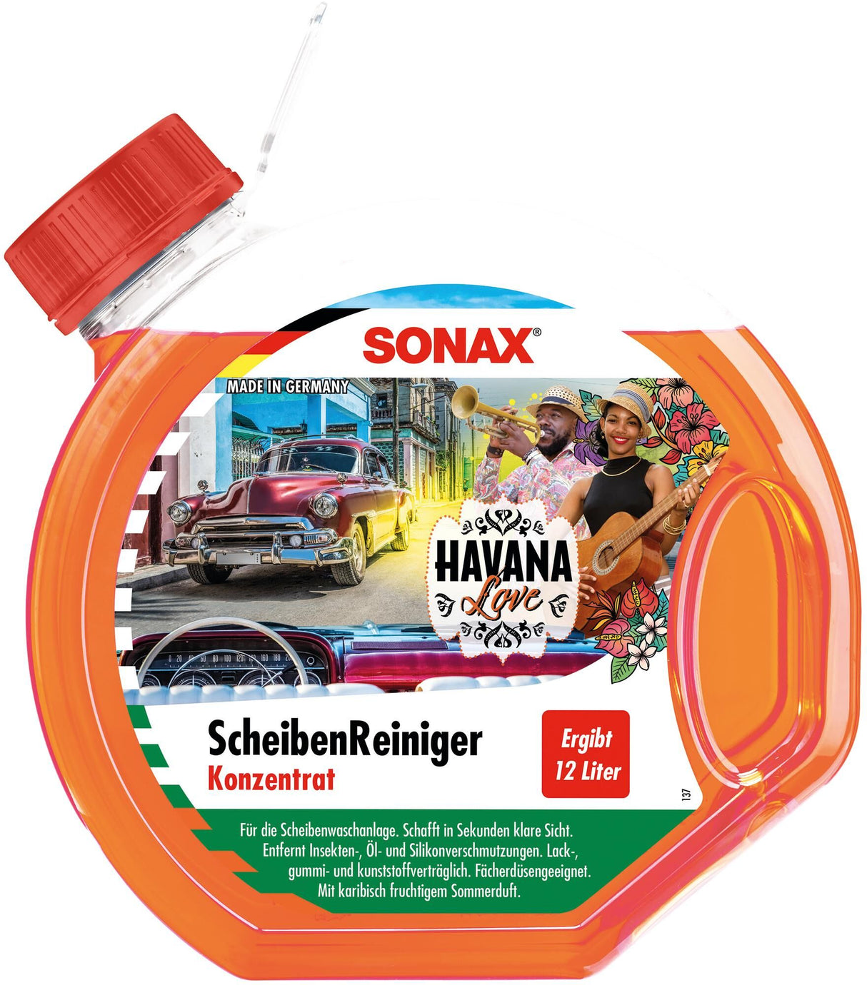 Sonax ruitenreiniger window cleaner 3l havana love