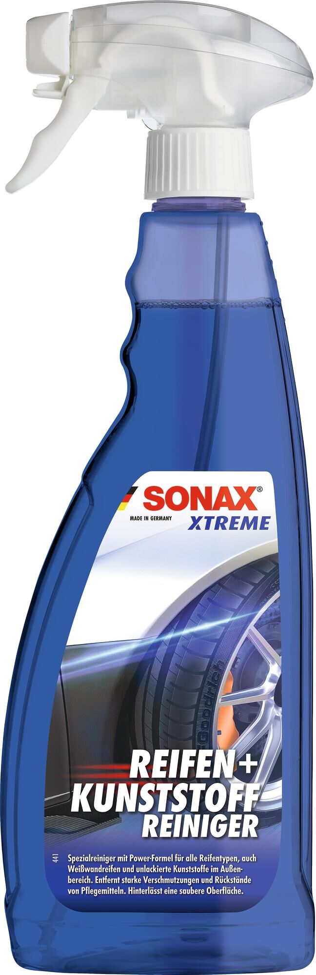 Sonax speciale reiniger xtreme kunststofreiniger . tires+plastic cleaner bottle 750 ml